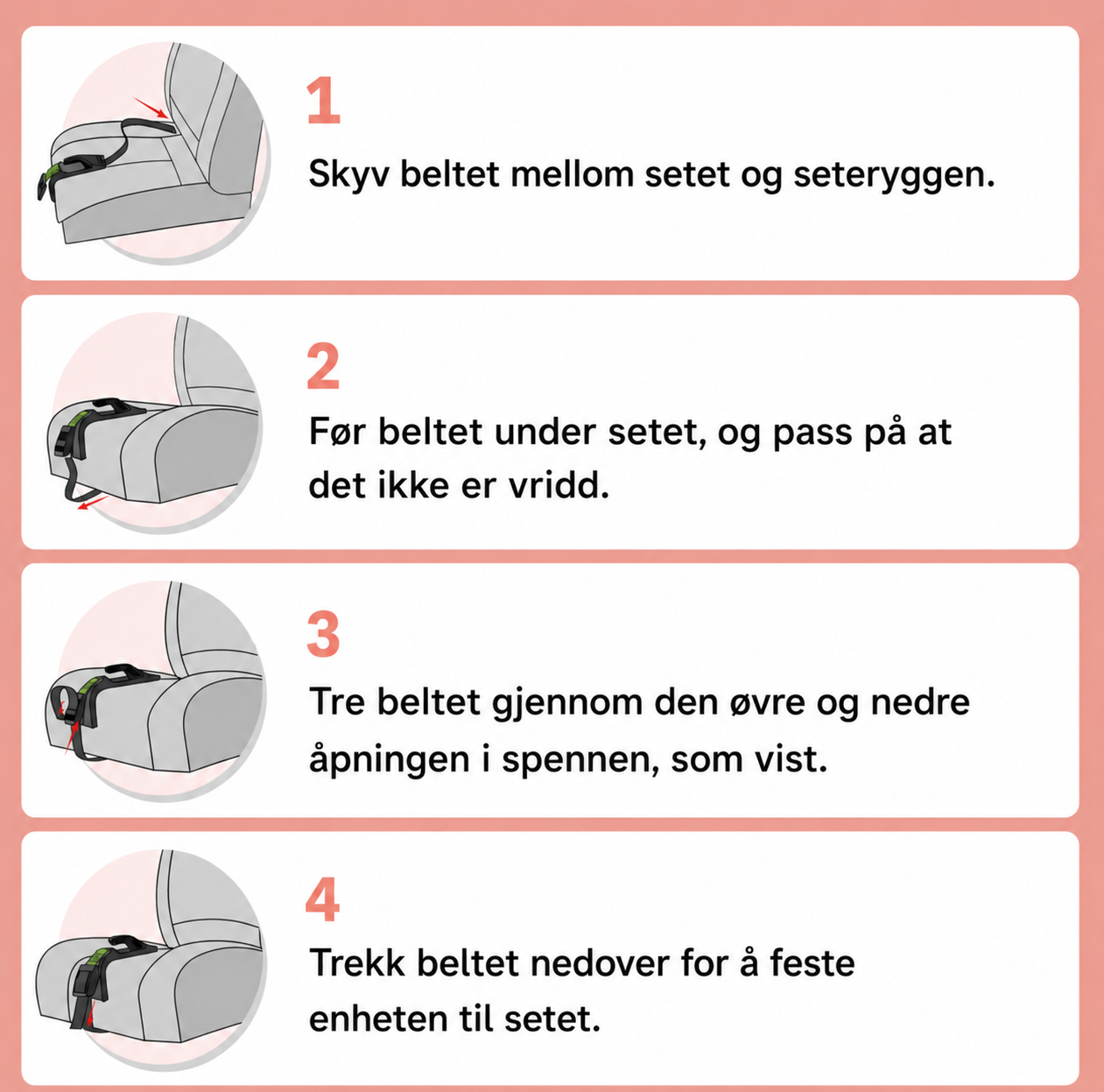 BabySafe™ Beltejusterer for gravide