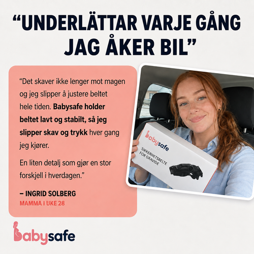BabySafe™ Beltejusterer for gravide
